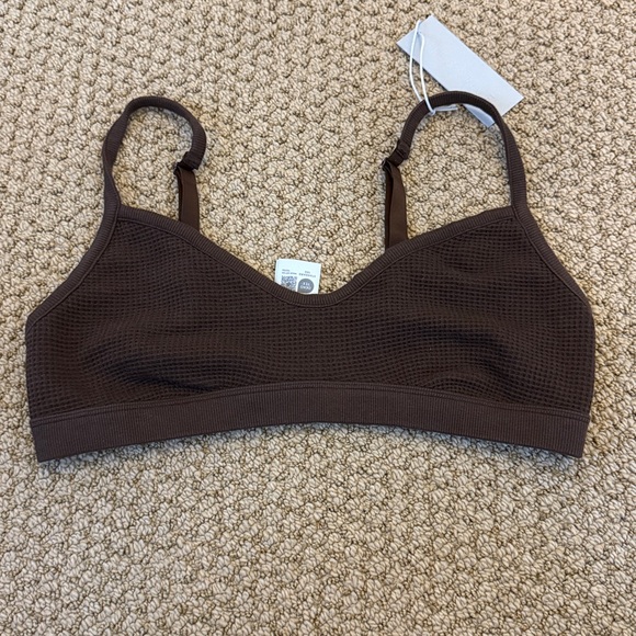 Waffle Knit Lounge Bralette - Picture 5 of 7